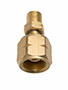 104 -  Male Size A to Female Size B Left Hand (LH) Acetylene Hose Adapter